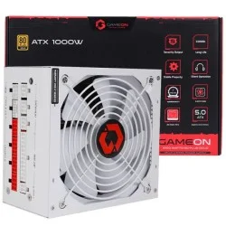 Gameon - Spy2 Atx 1000 Watts 80 Plus Gold Value Gaming Power Supply - White